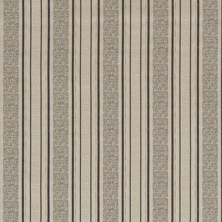 D1545 Platinum Stripe by Charlotte Designer Fabric Elegant Damasks 100% Woven Polyester Turkey Exceeds 50,000 Wyzenbeek Rubs (Heavy Duty) Horizontal 2.25" 54 Inches - Swanky Fabrics -