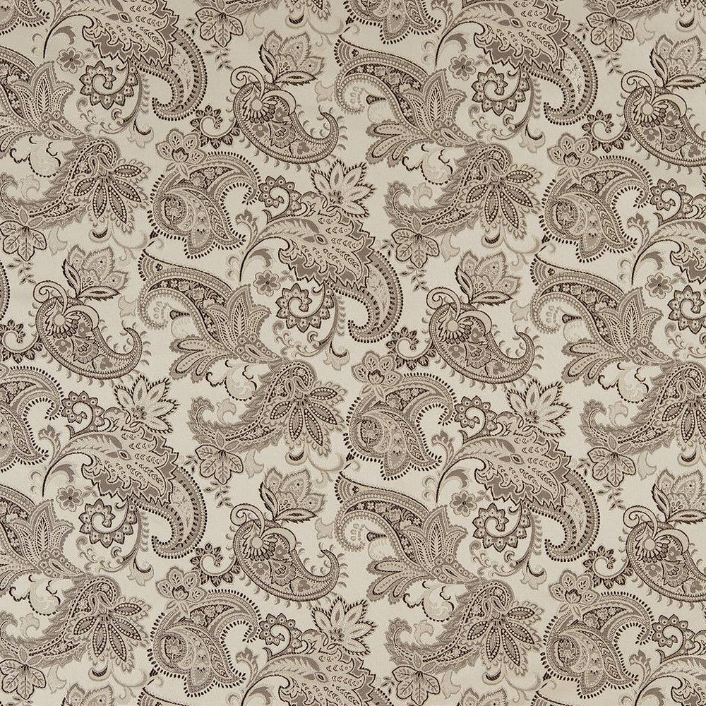 D1554 Marble Paisley by Charlotte Designer Fabric Elegant Damasks 100% Woven Polyester Turkey Exceeds 50,000 Wyzenbeek Rubs (Heavy Duty) Horizontal 14" x Vertical 15" 54 Inches - Swanky Fabrics -