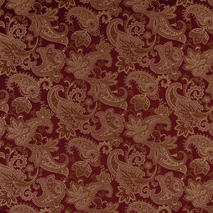 D1555 Merlot Paisley by Charlotte Designer Fabric