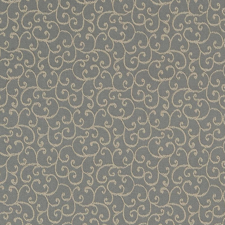 D1568 Wedgewood Vine by Charlotte Designer Fabric Elegant Damasks 100% Woven Polyester Turkey Exceeds 50,000 Wyzenbeek Rubs (Heavy Duty) Horizontal 3.25" x Vertical 3.25" 54 Inches - Swanky Fabrics -