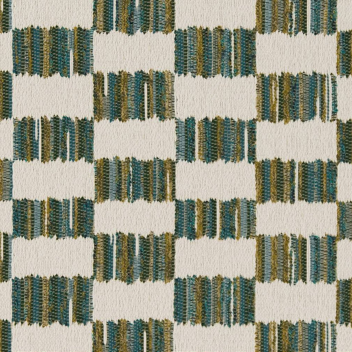 D1639 Lagoon by Charlotte Designer Fabric Eco Patterns 100% Polypropylene Made In USA Exceeds 60,000 Wyzenbeek Rubs (Heavy Duty) </p><p>Repeat: Horizontal: 4.5" x Vertical: 2.5" 54 Inches - Swanky Fabrics -