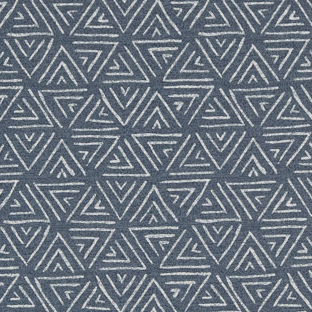 D1655 Denim by Charlotte Designer Fabric All Seasons V 100% Acrylic Indonesia Exceeds 60,000 Wyzenbeek Rubs (Heavy Duty) Horizontal: 9" x Vertical 4.5" 54 Inches - Swanky Fabrics -