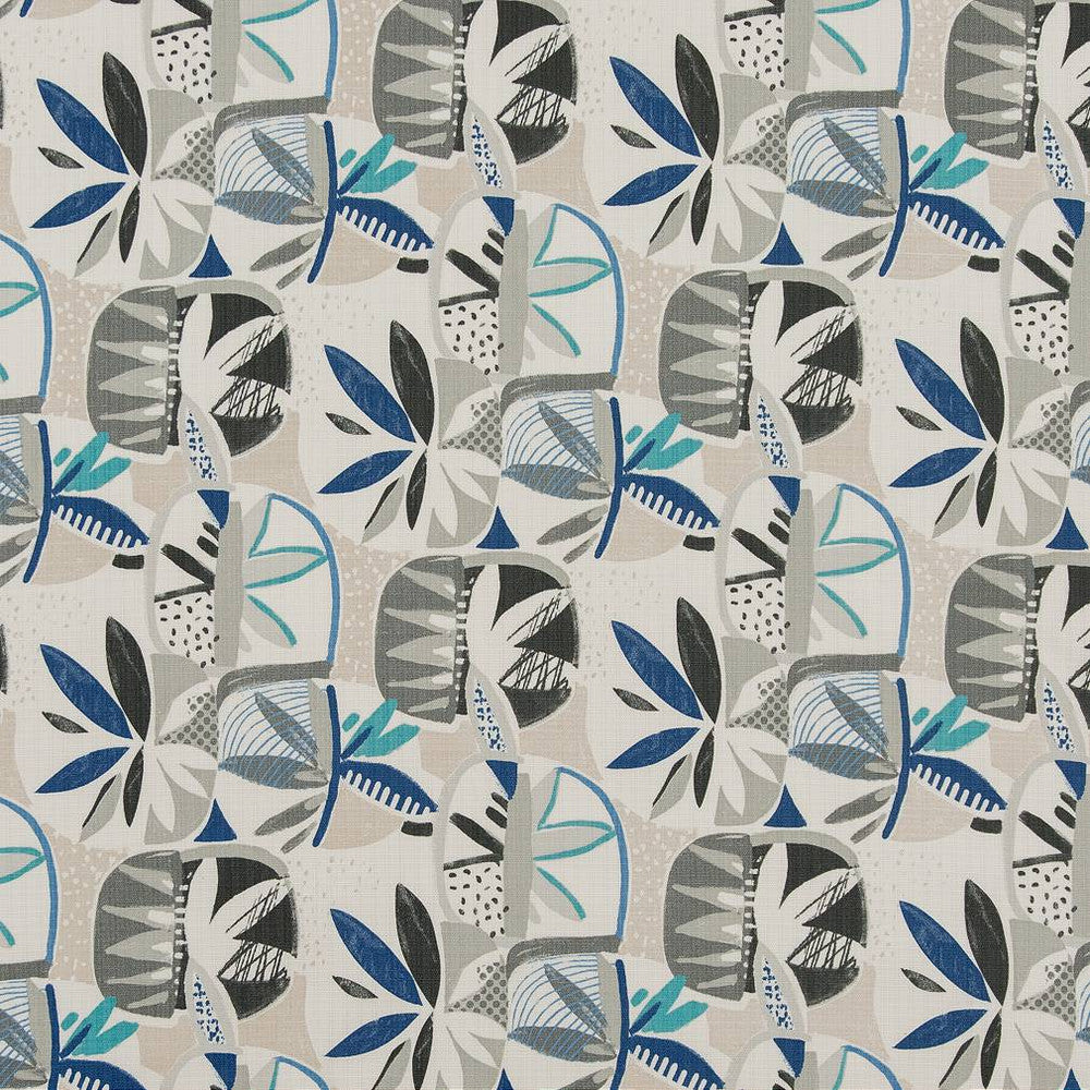 D1693 Martinique by Charlotte Designer Fabric All Seasons V 100% Acrylic Asia Exceeds 60,000 Wyzenbeek Rubs (Heavy Duty) Horizontal: 18" x Vertical 18" 54 Inches - Swanky Fabrics -