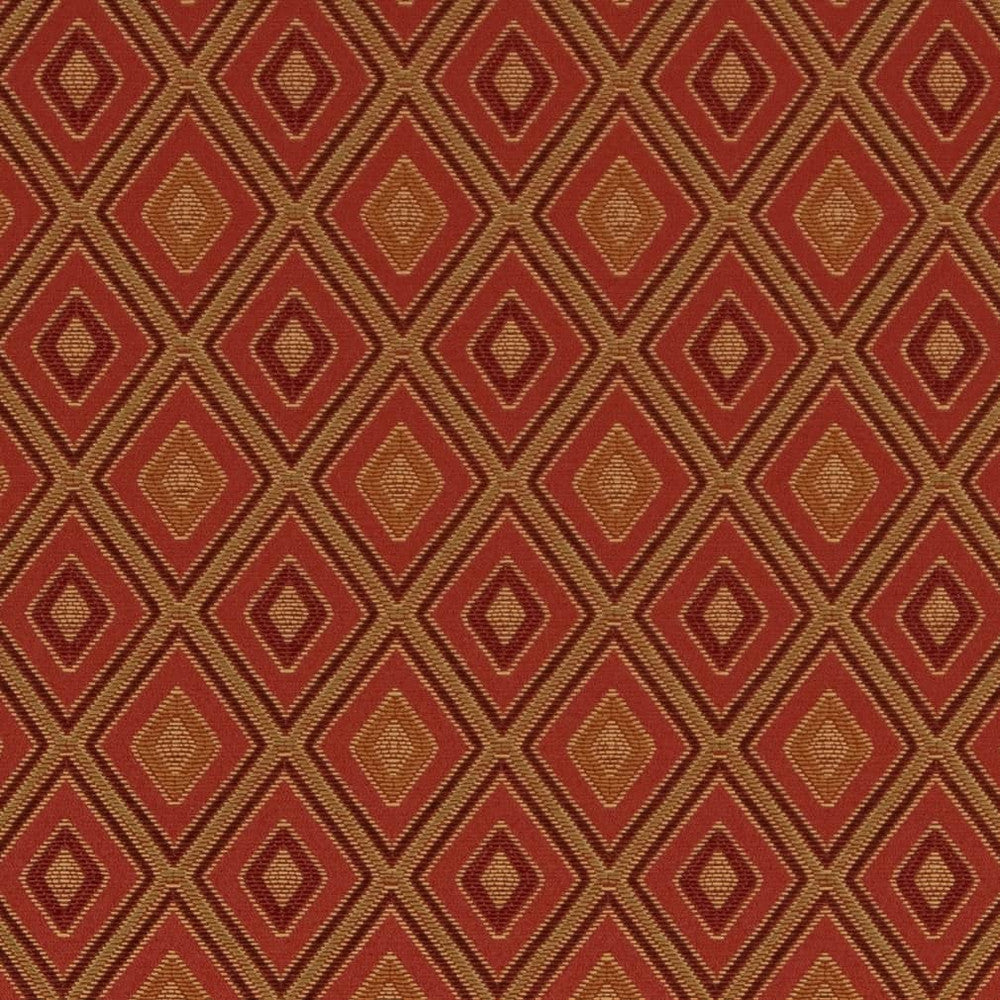 D1800 Sienna Margot by Charlotte Designer Fabric Vintage Elegance 100% Woven Polyester Asia Exceeds 120,000 Wyzenbeek Rubs (Heavy Duty) </p><p>Repeat: Horizontal: 2" x Vertical: 2.5" 54 Inches - Swanky Fabrics -