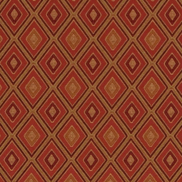 D1800 Sienna Margot by Charlotte Designer Fabric Vintage Elegance 100% Woven Polyester Asia Exceeds 120,000 Wyzenbeek Rubs (Heavy Duty) </p><p>Repeat: Horizontal: 2" x Vertical: 2.5" 54 Inches - Swanky Fabrics -