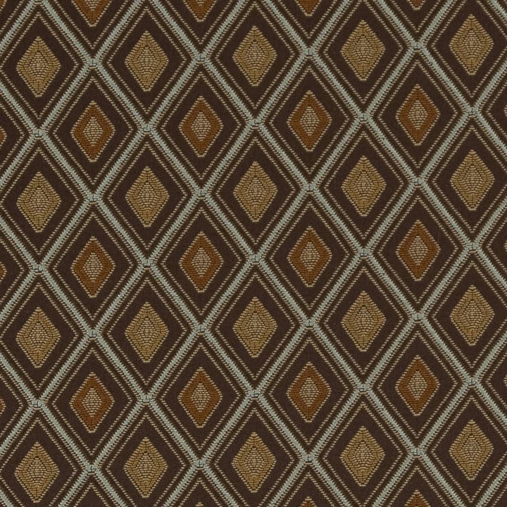 D1802 Walnut Margot by Charlotte Designer Fabric Vintage Elegance 100% Woven Polyester Asia Exceeds 120,000 Wyzenbeek Rubs (Heavy Duty) </p><p>Repeat: Horizontal: 2" x Vertical: 2.5" 54 Inches - Swanky Fabrics -