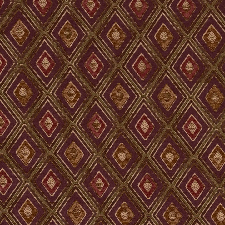 D1806 Aubergine Margot by Charlotte Designer Fabric Vintage Elegance 100% Woven Polyester Asia Exceeds 120,000 Wyzenbeek Rubs (Heavy Duty) </p><p>Repeat: Horizontal: 2" x Vertical: 2.5" 54 Inches - Swanky Fabrics -