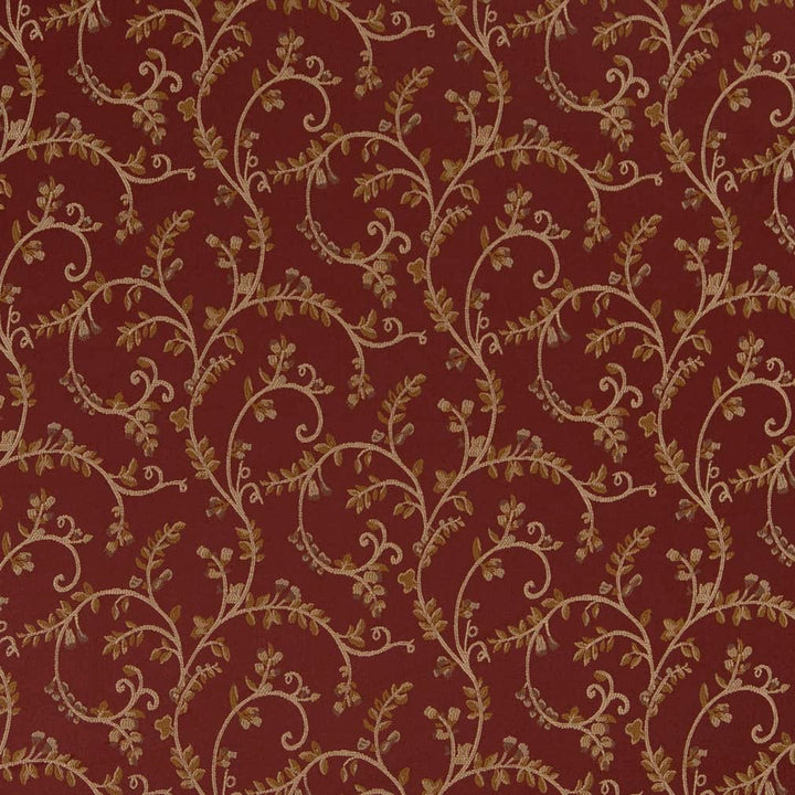 D1808 Currant Nicolette by Charlotte Designer Fabric Vintage Elegance 100% Woven Polyester Asia Exceeds 120,000 Wyzenbeek Rubs (Heavy Duty) </p><p>Repeat: Horizontal: 15" x Vertical: 9" 54 Inches - Swanky Fabrics -