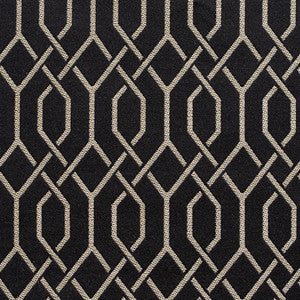 D181 Ebony Lattice by Charlotte Designer Fabric