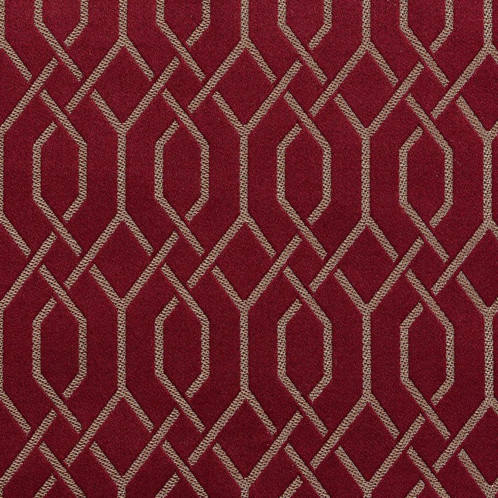 D182 Merlot Lattice by Charlotte Designer Fabric Sateens 100% Woven Polyester Asia Exceeds 100,000 Wyzenbeek Rubs (Heavy Duty) </p><p>Repeat: Horizontal: 2" x Vertical: 2.75" 54 Inches - Swanky Fabrics -
