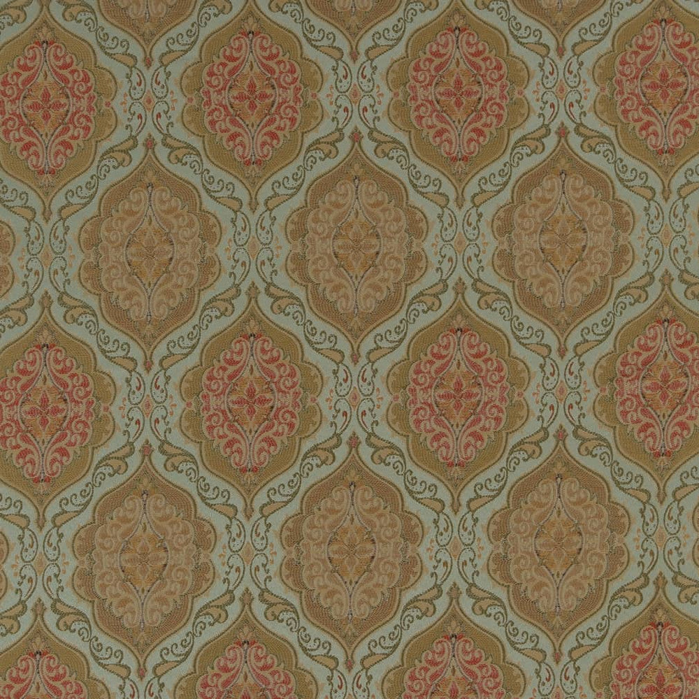 D1837 Spring Antoinette by Charlotte Designer Fabric Vintage Elegance 100% Woven Polyester Asia Exceeds 120,000 Wyzenbeek Rubs (Heavy Duty) </p><p>Repeat: Horizontal: 7" x Vertical: 10" 54 Inches - Swanky Fabrics -