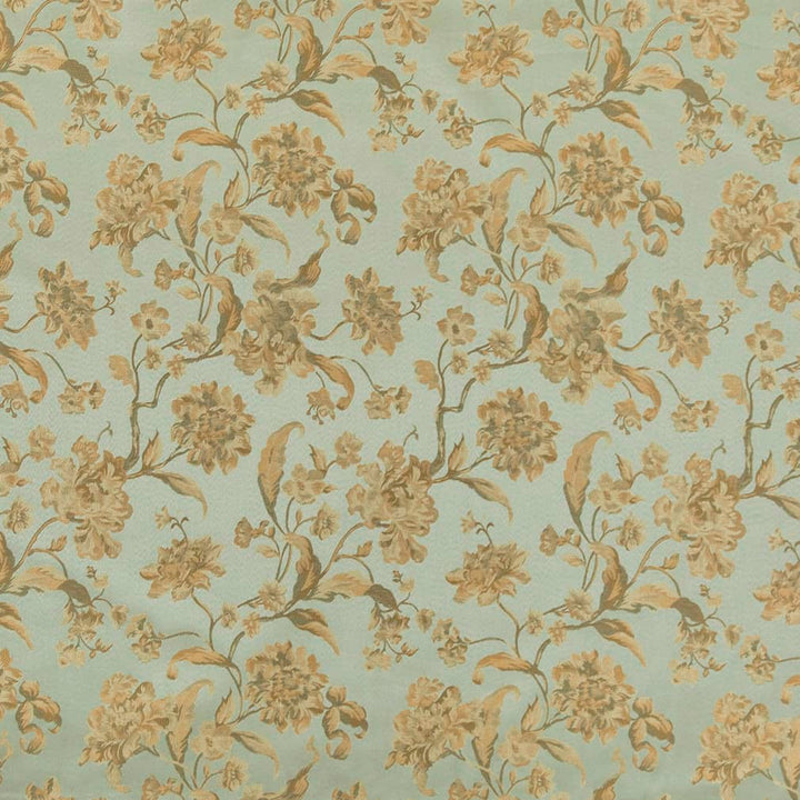 D1844 Mist Cecile by Charlotte Designer Fabric Vintage Elegance 100% Woven Polyester Asia Exceeds 120,000 Wyzenbeek Rubs (Heavy Duty) </p><p>Repeat: Horizontal: 14.5" x Vertical: 24.5" 54 Inches - Swanky Fabrics -