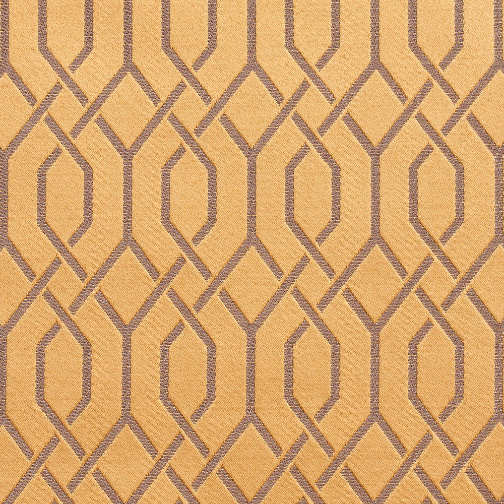 D186 Gold Lattice by Charlotte Designer Fabric Sateens 100% Woven Polyester Asia Exceeds 100,000 Wyzenbeek Rubs (Heavy Duty) </p><p>Repeat: Horizontal: 2" x Vertical: 2.75" 54 Inches - Swanky Fabrics -