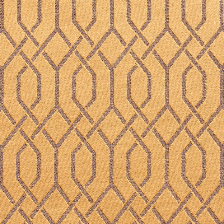 D186 Gold Lattice by Charlotte Designer Fabric Sateens 100% Woven Polyester Asia Exceeds 100,000 Wyzenbeek Rubs (Heavy Duty) </p><p>Repeat: Horizontal: 2" x Vertical: 2.75" 54 Inches - Swanky Fabrics -