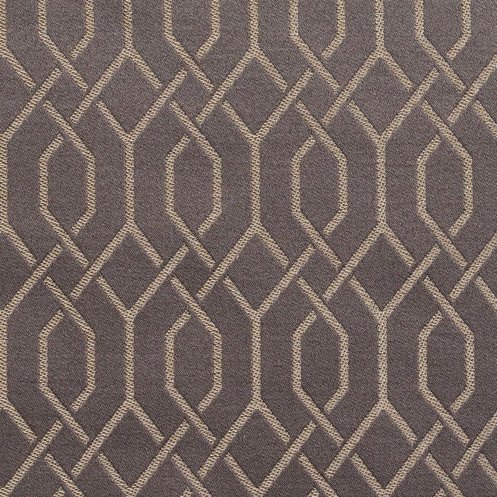 D187 Pewter Lattice by Charlotte Designer Fabric Sateens 100% Woven Polyester Asia Exceeds 100,000 Wyzenbeek Rubs (Heavy Duty) Horizontal: 2" x Vertical: 2.75" 54 Inches - Swanky Fabrics -