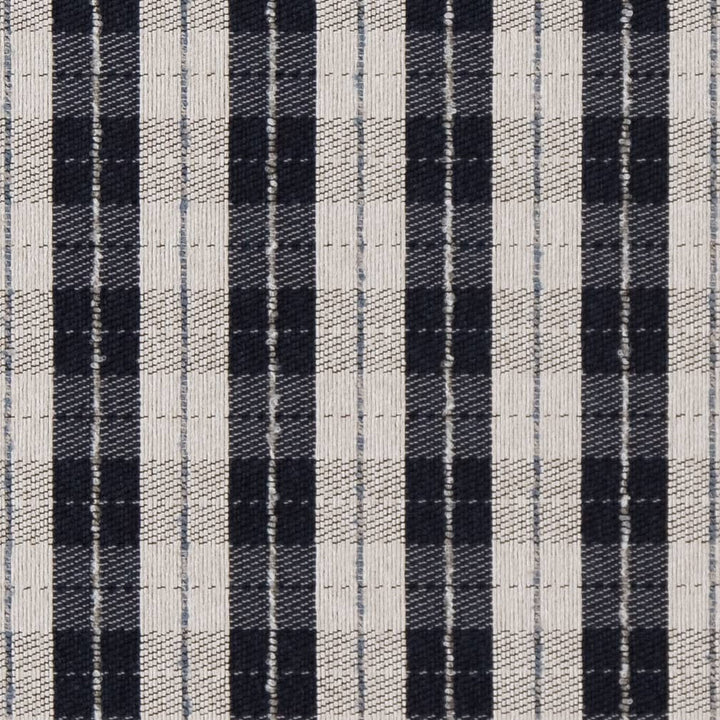 D1952 Navy Plaid by Charlotte Designer Fabric Rustic Wovens 100% Polypropylene Made In USA Exceeds 30,000 Wyzenbeek Rubs (Heavy Duty) </p><p>Repeat: Horizontal: 2.5" x Vertical: 2.5" 54 Inches - Swanky Fabrics -