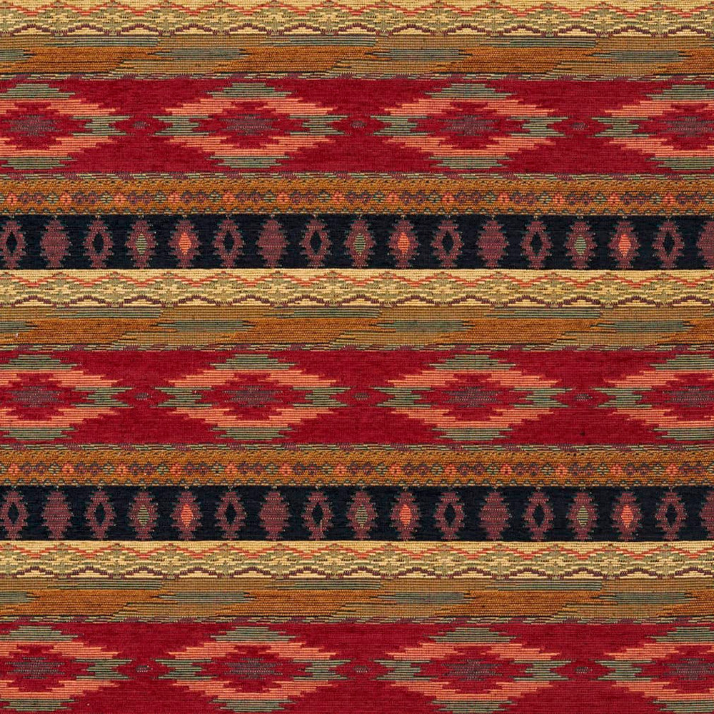 D2006 Sienna by Charlotte Designer Fabric Southwest 49% Acrylic, 30% Polyester, 21% Cotton Asia Exceeds 100,000 Wyzenbeek Rubs (Heavy Duty) </p><p>Repeat: Horizontal: 8" x Vertical: 9" 54 Inches - Swanky Fabrics -