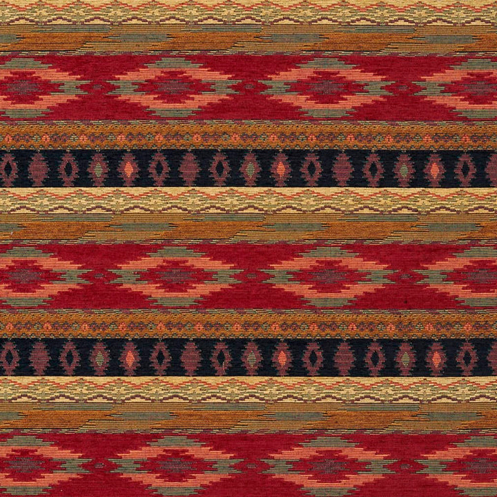 D2006 Sienna by Charlotte Designer Fabric Southwest 49% Acrylic, 30% Polyester, 21% Cotton Asia Exceeds 100,000 Wyzenbeek Rubs (Heavy Duty) </p><p>Repeat: Horizontal: 8" x Vertical: 9" 54 Inches - Swanky Fabrics -