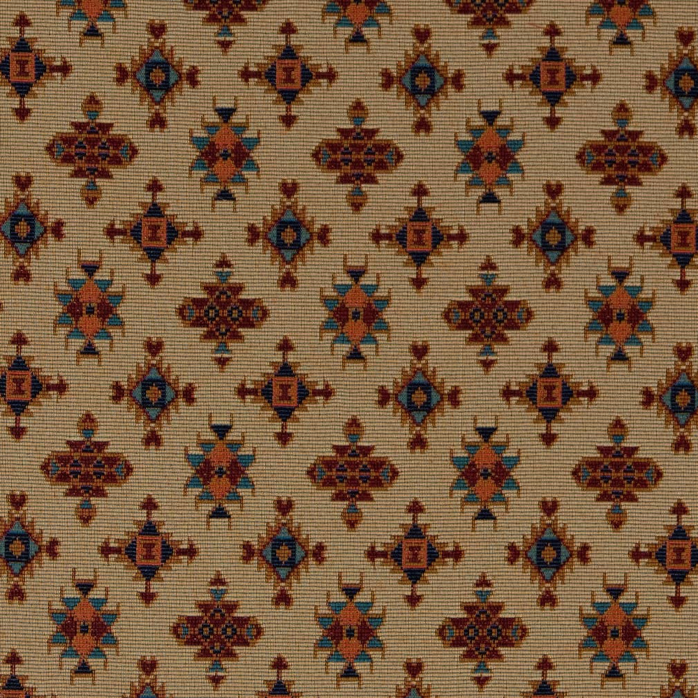 D2013 Parchment by Charlotte Designer Fabric Southwest 62% Cotton, 38% Polyester Made In USA Exceeds 100,000 Wyzenbeek Rubs (Heavy Duty) </p><p>Repeat: Horizontal: 6" x Vertical: 7" 54 Inches - Swanky Fabrics -