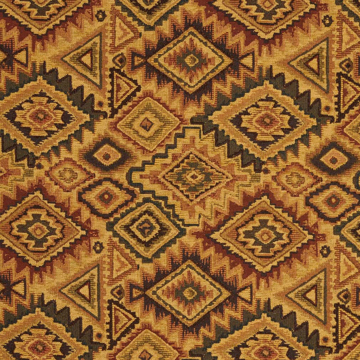 D2018 Aztec by Charlotte Designer Fabric Southwest 100% Woven Polyester Asia Exceeds 150,000 Wyzenbeek Rubs (Heavy Duty) </p><p>Repeat: Horizontal: 15" x Vertical: 15" 54 Inches - Swanky Fabrics -