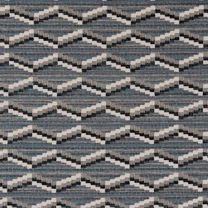 D2025 Azure by Charlotte Designer Fabric Southwest 96% Woven Polypropylene, 4% Polyester Made In USA Exceeds 60,000 Wyzenbeek Rubs (Heavy Duty) </p><p>Repeat: Horizontal: 5" x Vertical: 5" 54 Inches - Swanky Fabrics -