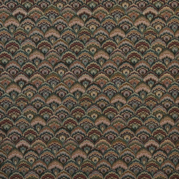 D2044 Spice Fan by Charlotte Designer Fabric Tapestry Classics II 66% Polyester, 23% Cotton, 11% Olefin Asia Exceeds 90,000 Wyzenbeek Rubs (Heavy Duty) </p><p>Repeat: Horizontal: 7" x Vertical: 7" 54 Inches - Swanky Fabrics -