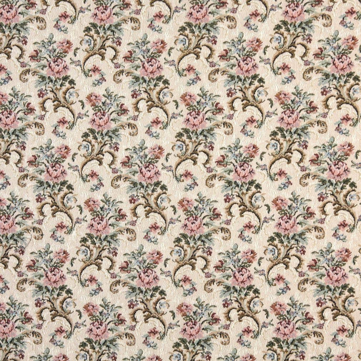 D2055 Rose Mist by Charlotte Designer Fabric Tapestry Classics II 39% Polyester, 33% Olefin, 28% Cotton Asia Exceeds 100,000 Wyzenbeek Rubs (Heavy Duty) </p><p>Repeat: Horizontal: 6.5" x Vertical: 7" 54 Inches - Swanky Fabrics -