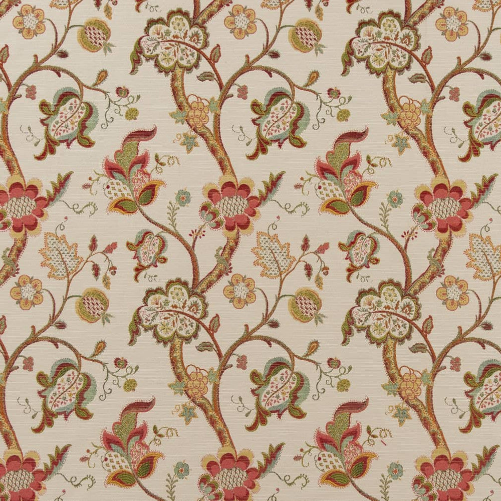 D2073 Rose by Charlotte Designer Fabric Tapestry Classics II 100% Woven Polyester Asia Exceeds 110,000 Wyzenbeek Rubs (Heavy Duty) </p><p>Repeat: Horizontal: 15" x Vertical: 19" 54 Inches - Swanky Fabrics -