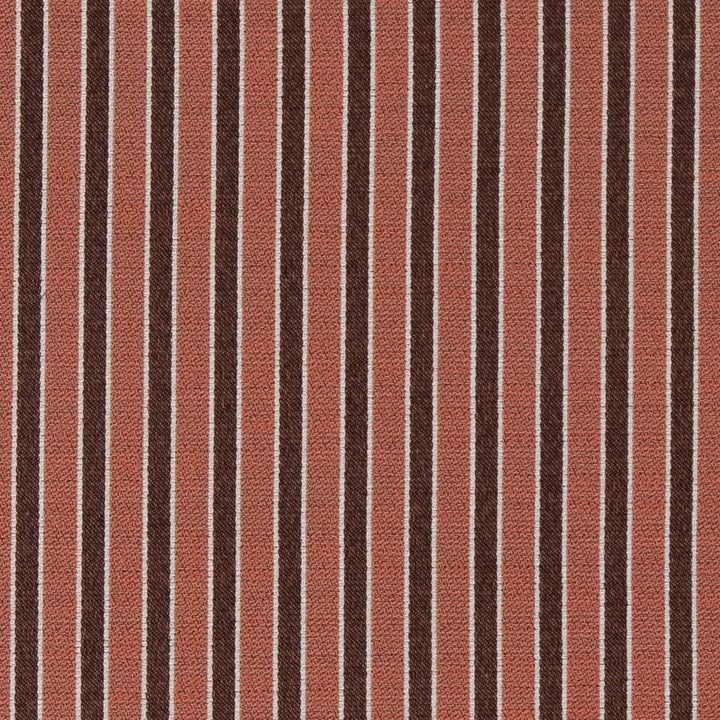 D2131 Salmon Stripe by Charlotte Designer Fabric Small Scale Patterns 100% Woven Polyester Asia Exceeds 100,000 Wyzenbeek Rubs (Heavy Duty) </p><p>Repeat: Horizontal: 1" 54 Inches - Swanky Fabrics -