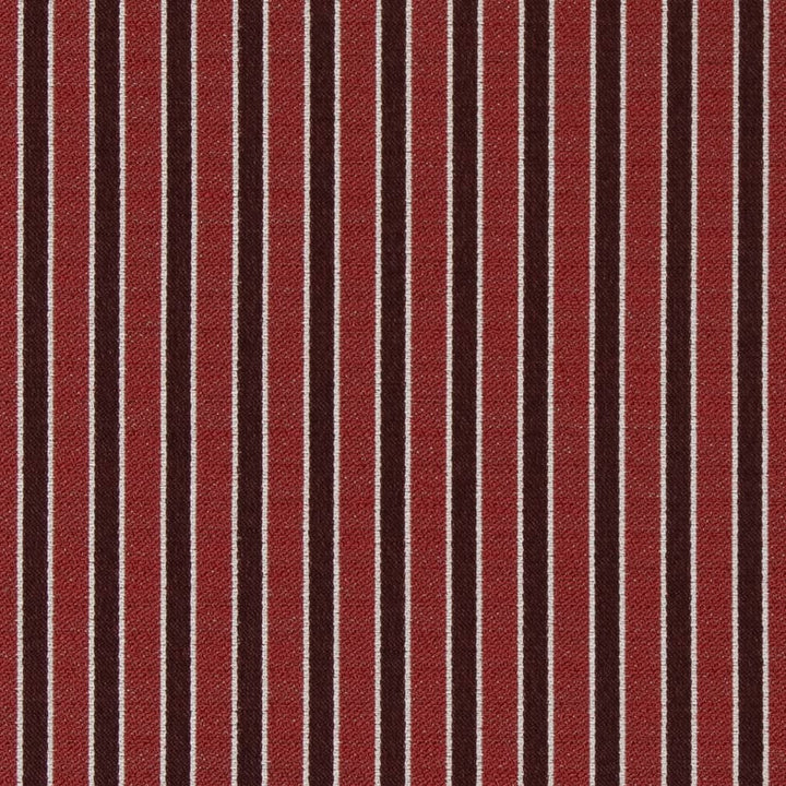 D2132 Ruby Stripe by Charlotte Designer Fabric Small Scale Patterns 100% Woven Polyester Asia Exceeds 100,000 Wyzenbeek Rubs (Heavy Duty) </p><p>Repeat: Horizontal: 1" 54 Inches - Swanky Fabrics -
