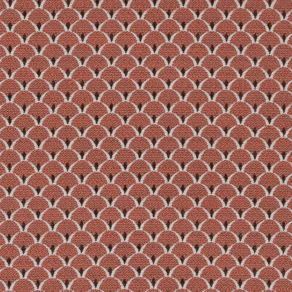 D2141 Salmon Scales by Charlotte Designer Fabric Small Scale Patterns 100% Woven Polyester Asia Exceeds 100,000 Wyzenbeek Rubs (Heavy Duty) </p><p>Repeat: Horizontal: 1" x Vertical: 1" 54 Inches - Swanky Fabrics -