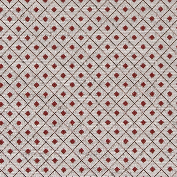 D2152 Ruby Diamond by Charlotte Designer Fabric Small Scale Patterns 100% Woven Polyester Asia Exceeds 100,000 Wyzenbeek Rubs (Heavy Duty) </p><p>Repeat: Horizontal: 1" x Vertical: 1" 54 Inches - Swanky Fabrics -