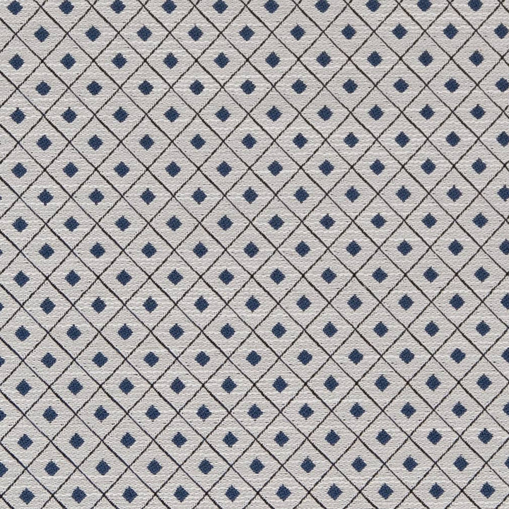D2154 Wedgewood Diamond by Charlotte Designer Fabric Small Scale Patterns 100% Woven Polyester Asia Exceeds 100,000 Wyzenbeek Rubs (Heavy Duty) </p><p>Repeat: Horizontal: 1" x Vertical: 1" 54 Inches - Swanky Fabrics -