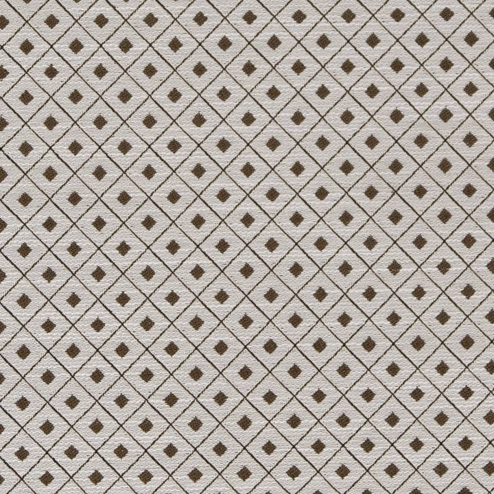 D2158 Truffle Diamond by Charlotte Designer Fabric Small Scale Patterns 100% Woven Polyester Asia Exceeds 100,000 Wyzenbeek Rubs (Heavy Duty) </p><p>Repeat: Horizontal: 1" x Vertical: 1" 54 Inches - Swanky Fabrics -