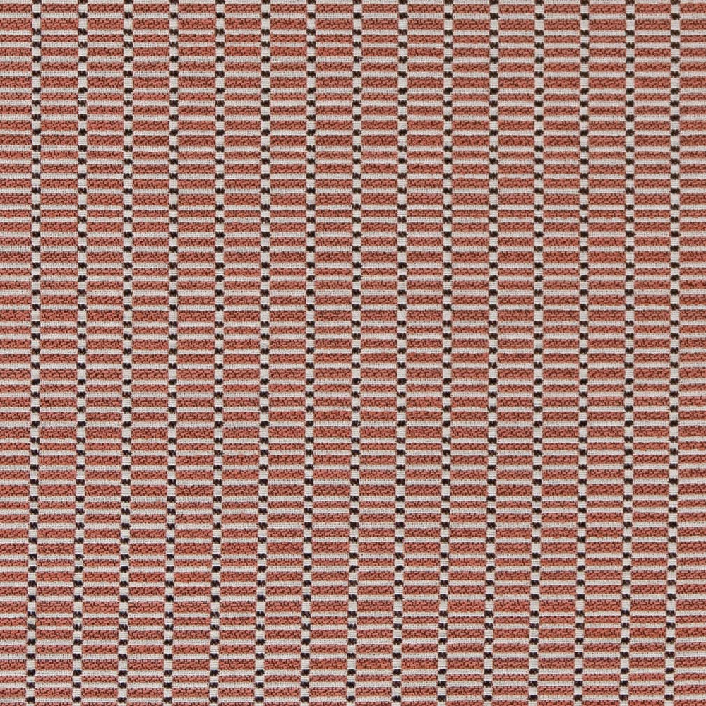 D2161 Salmon Stack by Charlotte Designer Fabric Small Scale Patterns 100% Woven Polyester Asia Exceeds 100,000 Wyzenbeek Rubs (Heavy Duty) </p><p>Repeat: Horizontal: .75" x Vertical: 1" 54 Inches - Swanky Fabrics -
