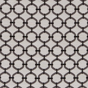 D2170 Charcoal Lattice by Charlotte Designer Fabric