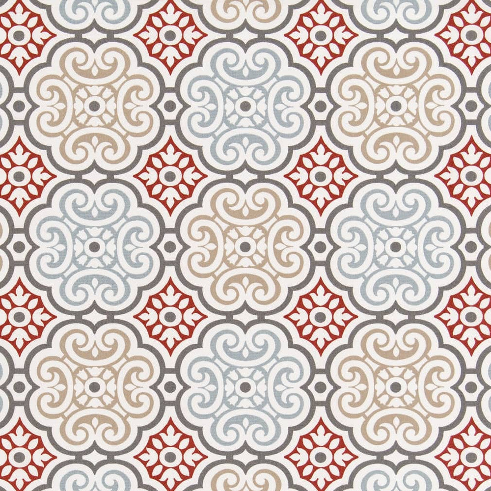 D2481 Cherry by Charlotte Designer Fabric Patio Prints 100% Polyester Made in USA Exceeds 60,000 Wyzenbeek Rubs (Heavy Duty) </p><p>Repeat: Horizontal 13.5" x Vertical 12" 54 Inches - Swanky Fabrics -