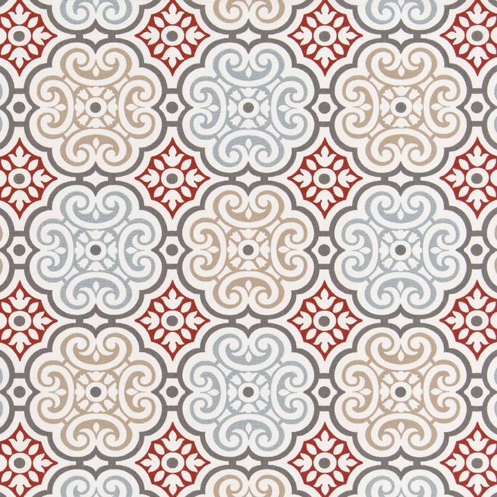 D2481 Cherry by Charlotte Designer Fabric Patio Prints 100% Polyester Made in USA Exceeds 60,000 Wyzenbeek Rubs (Heavy Duty) </p><p>Repeat: Horizontal 13.5" x Vertical 12" 54 Inches - Swanky Fabrics -
