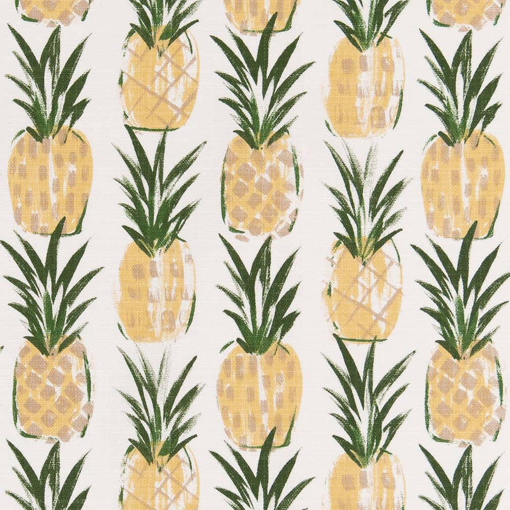 D2516 Pineapple by Charlotte Designer Fabric Patio Prints 100% Polyester Made in USA Exceeds 60,000 Wyzenbeek Rubs (Heavy Duty) </p><p>Repeat: Horizontal 13.5" x Vertical 13.5" 54 Inches - Swanky Fabrics -
