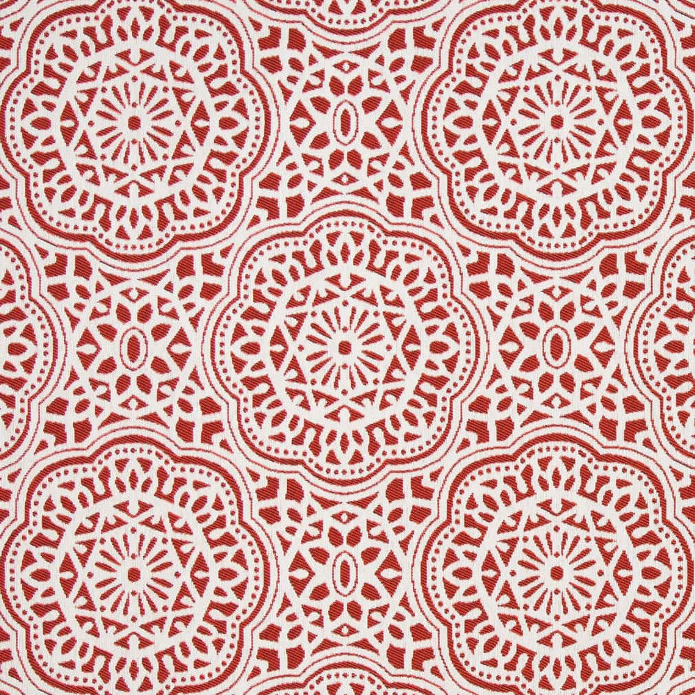D2549 Coral by Charlotte Designer Fabric Veranda 100% Polypropylene USA Exceeds 60,000 Wyzenbeek Rubs </p><p>Repeat: Horizontal 13" x Vertical 14" 54 Inches - Swanky Fabrics -