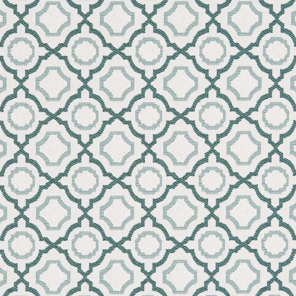 D2562 Lagoon by Charlotte Designer Fabric Veranda 100% Polypropylene USA Exceeds 60,000 Wyzenbeek Rubs </p><p>Repeat: Horizontal 3.5" x Vertical 3.5" 54 Inches - Swanky Fabrics -