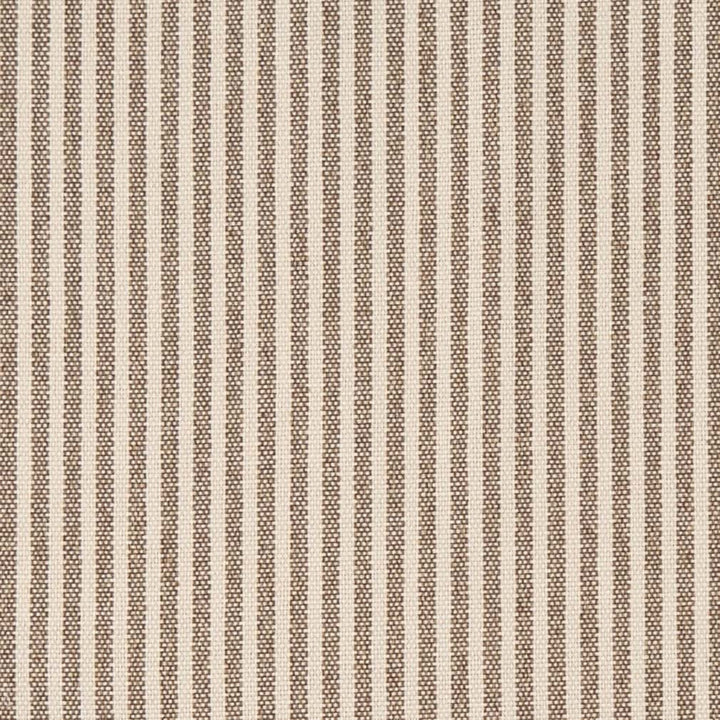 D2585 Ticking Cafe by Charlotte Designer Fabric Classic Wovens 51% Cotton, 49% Recycled Polyester USA Exceeds 80,000 Wyzenbeek Rubs </p><p>Repeat: Horizontal .5" 54 Inches - Swanky Fabrics -