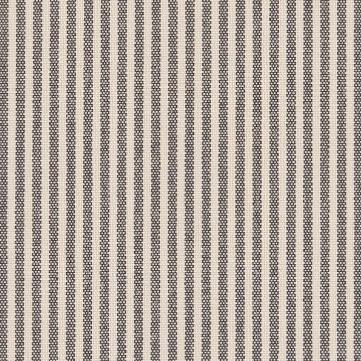 D2586 Ticking Coal by Charlotte Designer Fabric Classic Wovens 51% Cotton, 49% Recycled Polyester USA Exceeds 80,000 Wyzenbeek Rubs </p><p>Repeat: Horizontal .5" 54 Inches - Swanky Fabrics -