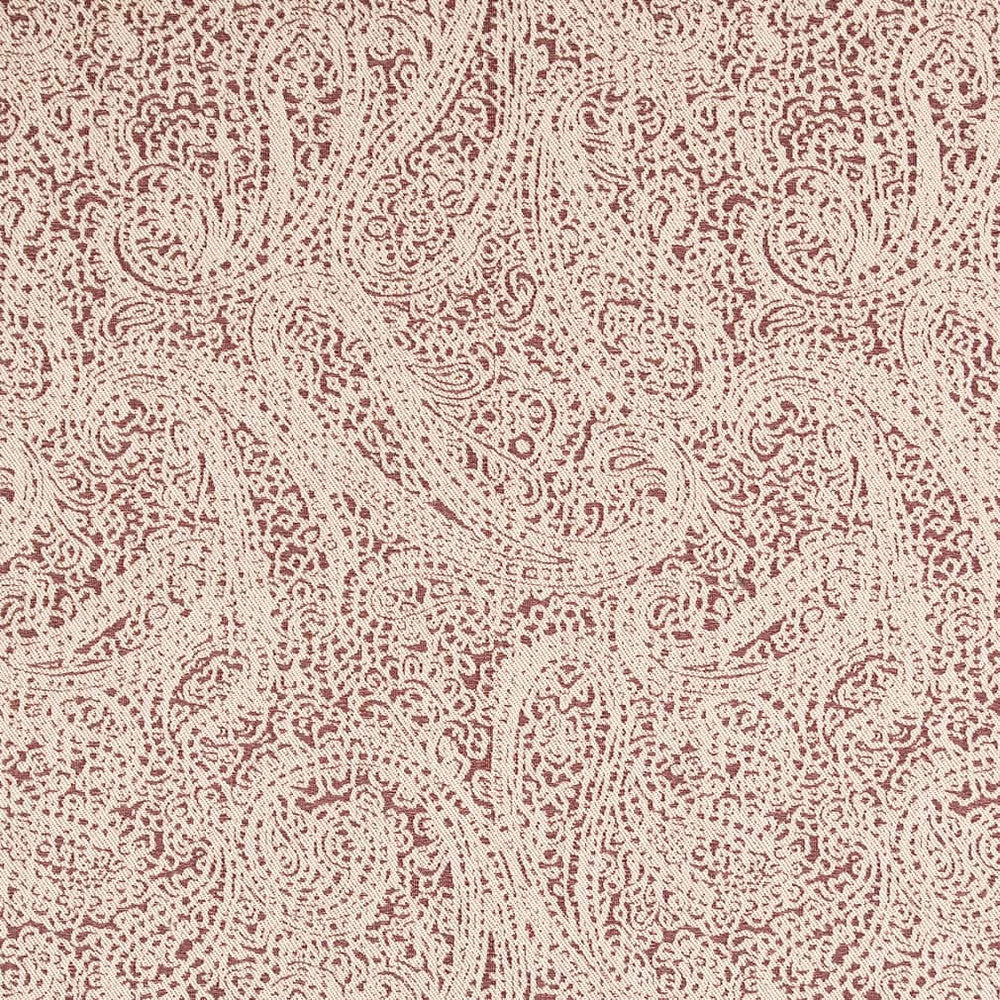 D2595 Paisley Crimson by Charlotte Designer Fabric Classic Wovens 82% Cotton, 18% Polyester USA Exceeds 60,000 Wyzenbeek Rubs </p><p>Repeat: Horizontal 19.5" x Vertical 27.5" 54 Inches - Swanky Fabrics -