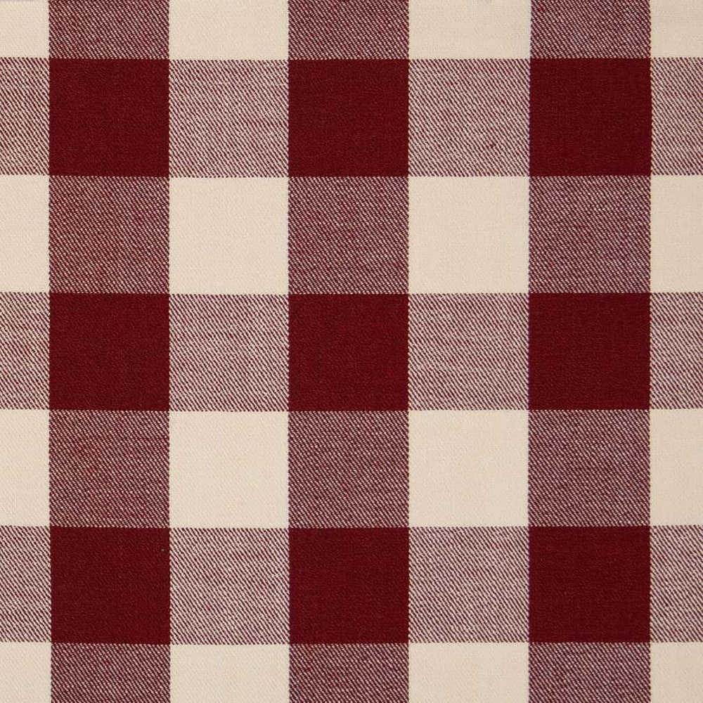 D2601 Buffalo Crimson by Charlotte Designer Fabric Classic Wovens 82% Polyester, 18% Acrylic Asia Exceeds 100,000 Wyzenbeek Rubs </p><p>Repeat: Horizontal 7.5" x Vertical 7.5" 54 Inches - Swanky Fabrics -