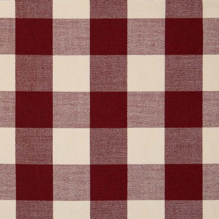 D2601 Buffalo Crimson by Charlotte Designer Fabric Classic Wovens 82% Polyester, 18% Acrylic Asia Exceeds 100,000 Wyzenbeek Rubs </p><p>Repeat: Horizontal 7.5" x Vertical 7.5" 54 Inches - Swanky Fabrics -