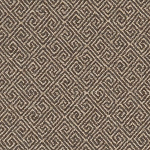 D2619 Greek Key Walnut by Charlotte Designer Fabric