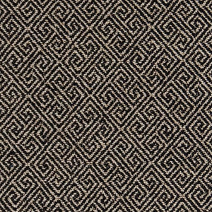 D2620 Greek Key Coal by Charlotte Designer Fabric