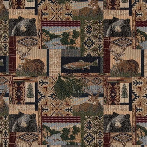 D2660 Nature Navy by Charlotte Designer Fabric