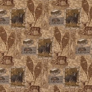 D2671 Cabin Pine by Charlotte Designer Fabric